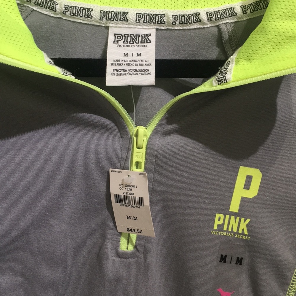Pink Victoria's Secret Quarter-Zip Sweater - Picture 4 of 4